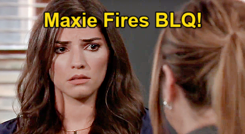 General Hospital Recap Wednesday September Carly Surrenders To Sonny Maxie Fires Blq