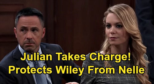 General Hospital Spoilers Stepdad Julian Takes Charge Protects Wiley From Nelle New Marriage