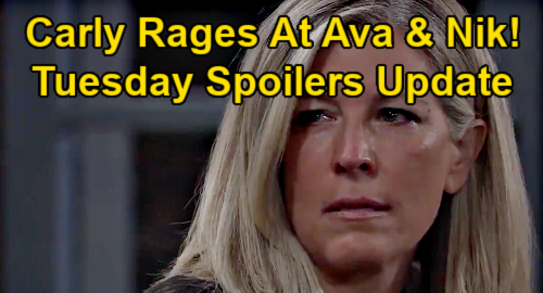 General Hospital Spoilers Update Tuesday January Carly Rages At Ava Nik Molly