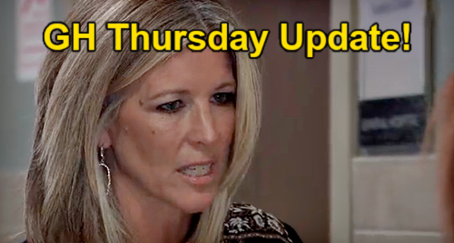 General Hospital Spoilers Thursday May Update Carly S DNA Results Pickup Goes Awry Liz