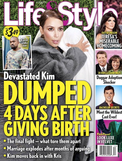 Kim Kardashian Divorce: Dumped by Kanye West 4 Days After Giving Birth to Saint West?