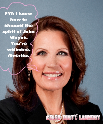 Michele Bachmann on Michele Bachmann And Her John Wayne Mix Up    A Big Woopsie  Video