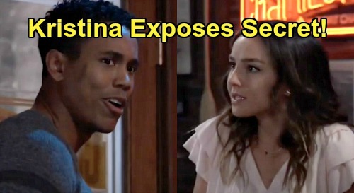 General Hospital Spoilers Wednesday April Update Kristina Exposes Brando Secret To TJ