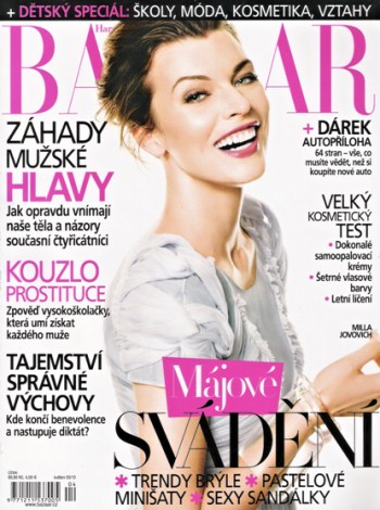 milla jovovich 2010. Milla Jovovich Covers Czech