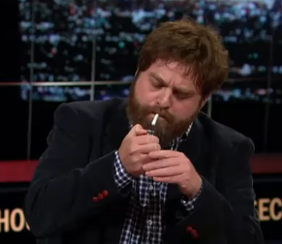 zach galifianakis. Zach Galifianakis Lights A