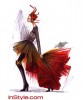 11 Top Fashion Designer's Sketch Katniss's 'Fire Dress' From 'The Hunger Games'