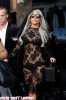 Lady Gaga Spotted Today Wearing A See-Through Dress - Photos