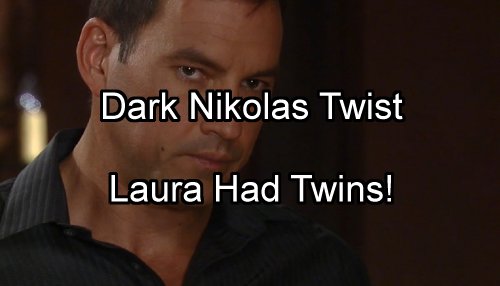 ‘General Hospital’ Spoilers: Laura Shocked by Nikolas Twin Twist – Fall Sweeps Reveal – Helena Stole Second Baby!