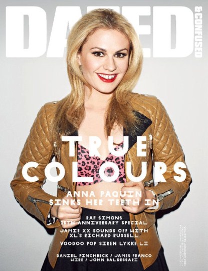 True Blood's Anna Paquin Covers Dazed & Confused's January 2011 Issue