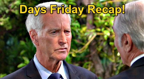 Days of Our Lives Friday, June 7 Recap Konstantin Behind Victor's Plane Crash, John Rejects Fatal Pawn Orders