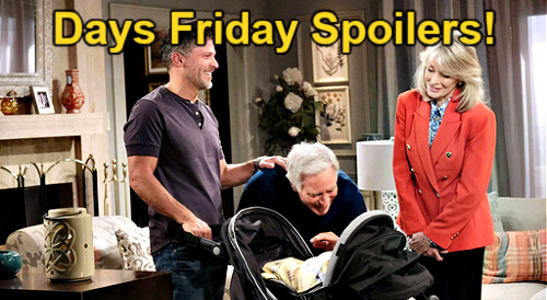 Days of Our Lives Friday, May 17 Spoilers John’s Jude Offer,  Paulina Helps Stefan, Nicole’s Plea to Holly