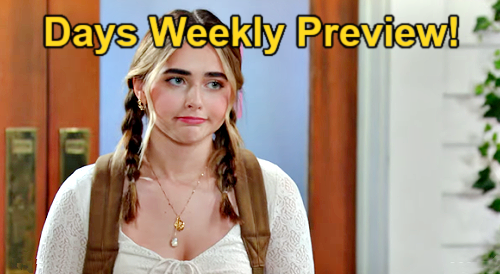 Days of Our Lives Preview: Week of April 15 – Radioactive Paulina’s Snowy Chanel Search – Holly the Teenage Werewolf