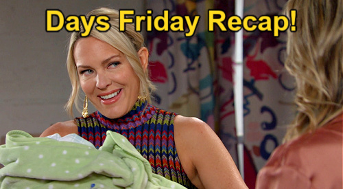 Days of Our Lives Recap: Friday, March 22 – Mama Nicole Calms Jude When Sloan Can’t – Stefan’s Incriminating EJ Recording