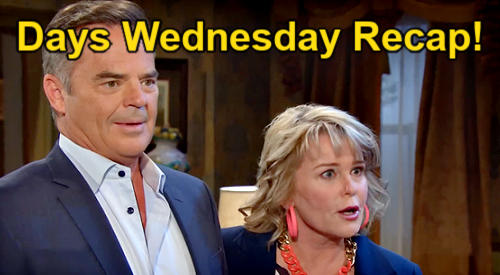 Days of Our Lives Recap: Wednesday, July 19 – Anniversary Gift, New Love Connection and Unwelcome Visitor Problems