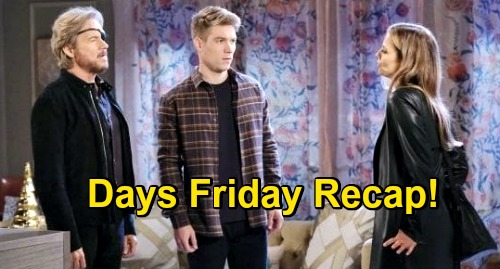 Days Of Our Lives Spoilers Friday December 4 Recap Steve Sees Ava With Tripp Philip Bumps 