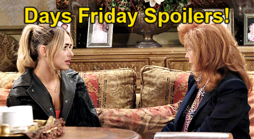 Days of Our Lives Spoilers Friday, February 28: Holly’s Secret for Maggie, Sophia Twists Truth