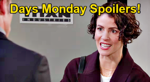 Days of Our Lives Spoilers Monday, January 13: Sarah Promises Philip's Death if Xander Learns of Forgery