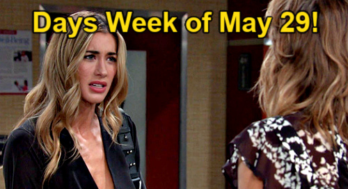 Days of Our Lives Spoilers: Week of May 29 – Colin Escapes – Sarah’s Baby Secret Exposed – Nicole & Sloan Busted