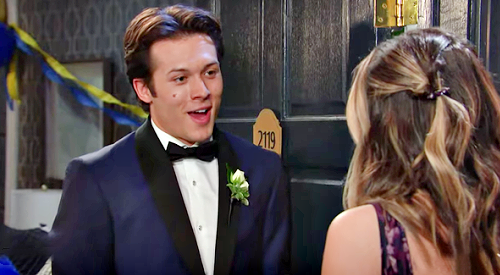 Days of Our Lives Spoilers: Brady Catches Tate & Holly in Bed,  Barges In On Teens’ First Time Together?
