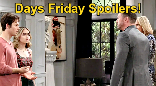 Days of Our Lives Spoilers: Friday, April 5 – Leo Howard Debuts as Tate Recast – Jada's Plan Fails
