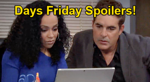 Days of Our Lives Spoilers: Friday, September 23 – Jada's Security ...