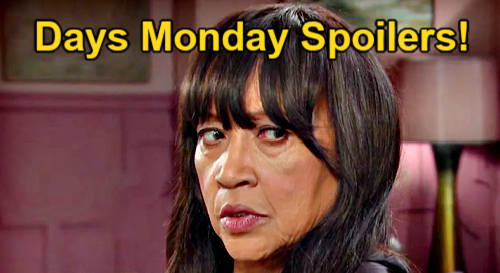 Days Of Our Lives Spoilers Monday January 8 Paulina Hides Bad News   Days Of Our Lives Spoilers  Monday January 8 – Paulina Hides Bad News – Tripps Wendy Discovery – Chad Grills Ava Stefan 