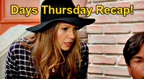 Days of Our Lives Thursday, May 30 Recap: Lucas’ Bear Spray Stops Goldman, Harris Chases New Suspect