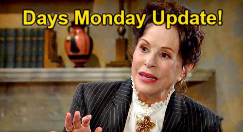 Days of Our Lives Update: Monday, September 11 – Dating Confessions, Medical Scare and Theresa's Ulterior Motives