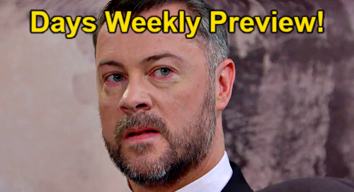 Days of Our Lives Week of March 31 Preview: EJ Shot, First Suspects Emerge – Shawn’s Secret Out