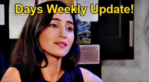 Days of Our Lives Week of March 31 Update: John's Grim Fate, Ava’s Gun Disposal, EJ Rushed to Hospital