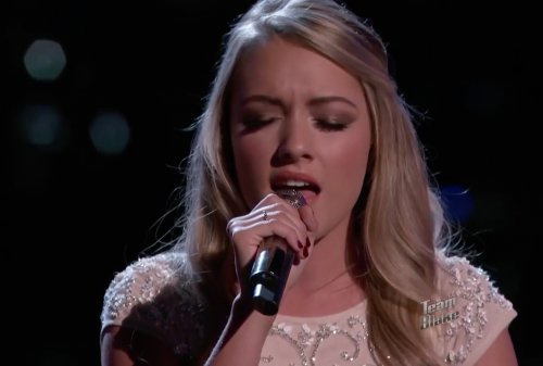 WATCH Emily Ann Roberts and Blake Shelton Duet 'Islands in the Stream' on The Voice Top 4 Finals Video 12/14/15