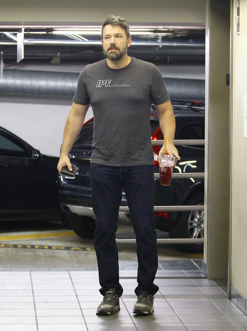 Ben Affleck Cracks A Smile In Century City | Celeb Dirty Laundry