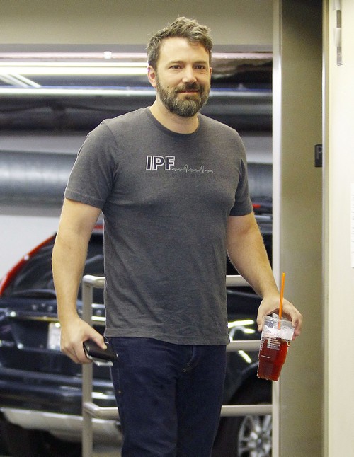 Ben Affleck Cracks A Smile In Century City | Celeb Dirty Laundry