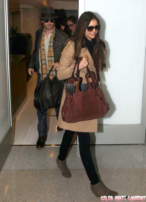 Ian Somerhalder and Nina Dobrev Christmas China Vacation (Photos ...