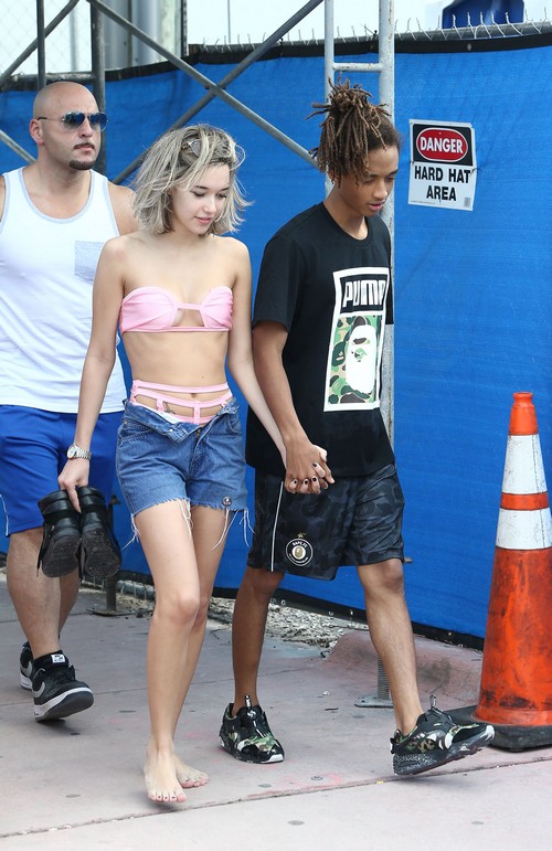 Jaden Smith And Girlfriend Sarah Snyder Out And About In Miami | Celeb Dirty Laundry