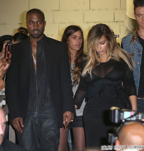 Kim & Kanye Leaving The Givency Fashion Show | Celeb Dirty Laundry