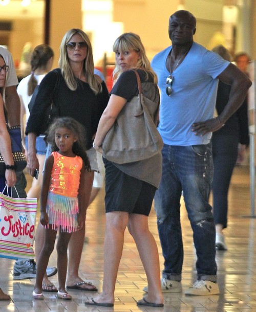 Heidi Klum and Seal Kissing Holding Hands PDA: Back Together at Family ...