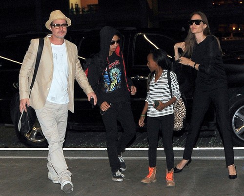 Brad Pitt and Angelina Jolie spotted at LAX Airport, Los Angeles - Irish  Mirror Online