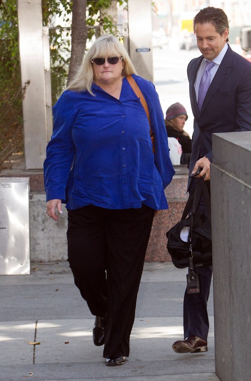 Debbie Rowe Arrives At Court | Celeb Dirty Laundry