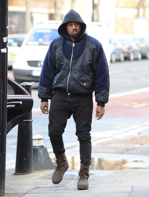 Hypocritical Kanye West Runs Errands In London 