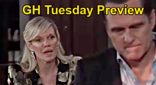 General Hospital Preview Tuesday, January 21: Ava Asks Sonny to Save Avery, Tracy Screams at Martin