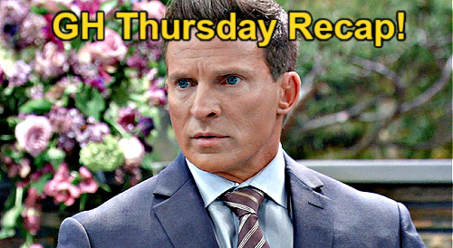 General Hospital Recap- Thursday, May 16, Finn’s Booze Blunder, Jason Quartermaine Questions, Sam’s Job for Spinelli