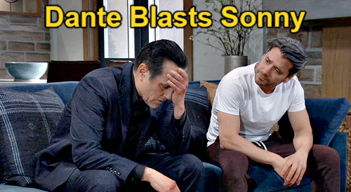 General Hospital Spoilers- Dante Blasts Sonny Over Shady Dex Request, Last Bit of Family Loyalty Destroyed