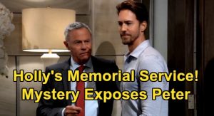 General Hospital Spoilers Holly S Memorial Service Mystery Robert S New Clues Peter Exposed