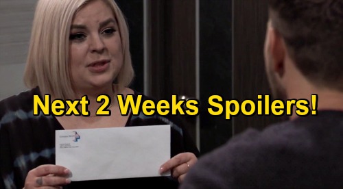 General Hospital Spoilers Next 2 Weeks: Carly ascunde teroarea lui Sonny - Întâlnire cu Willow Chase - Numele bebelușului Maxie și Peter