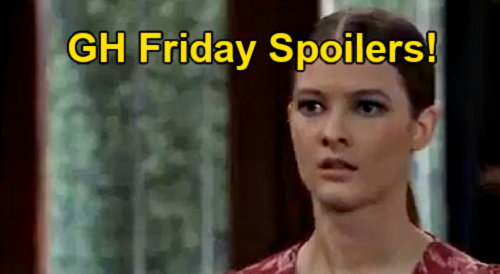 General Hospital Spoilers Friday July Carly S Painful Goodbye Ava Busts Esme Portia