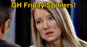 General Hospital Spoilers Friday November Sonny Confronts Nina Willow Michael Push