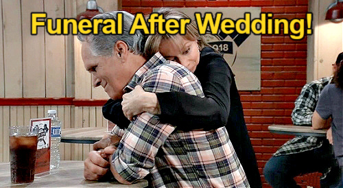 General Hospital Spoilers: Funeral Follows Wedding – Gregory Collapses at Chase & Brook Lynn’s Reception?