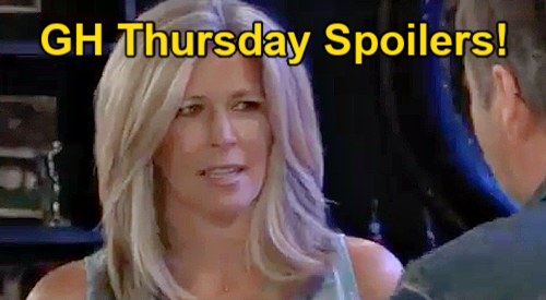 General Hospital Spoilers: Thursday, August 10 – ‘Eddie’ Flirts with Carly – Maxie’s Amazing Offer – Trina Visits Curtis