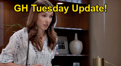 General Hospital Spoilers Tuesday August Update Michael Grills Tj Josslyn Warns Spencer